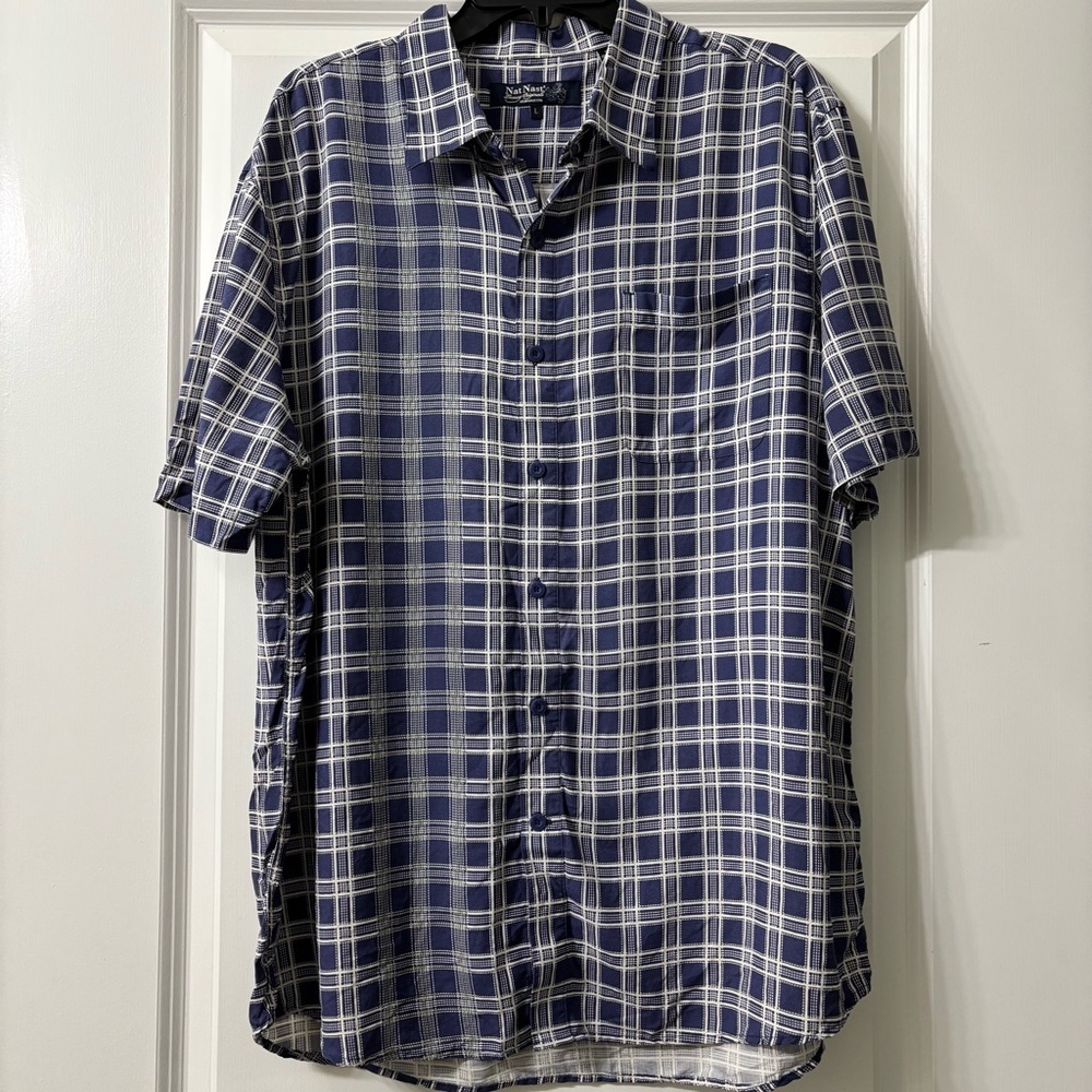 Nat Nast Silk Blend Shirt size Large